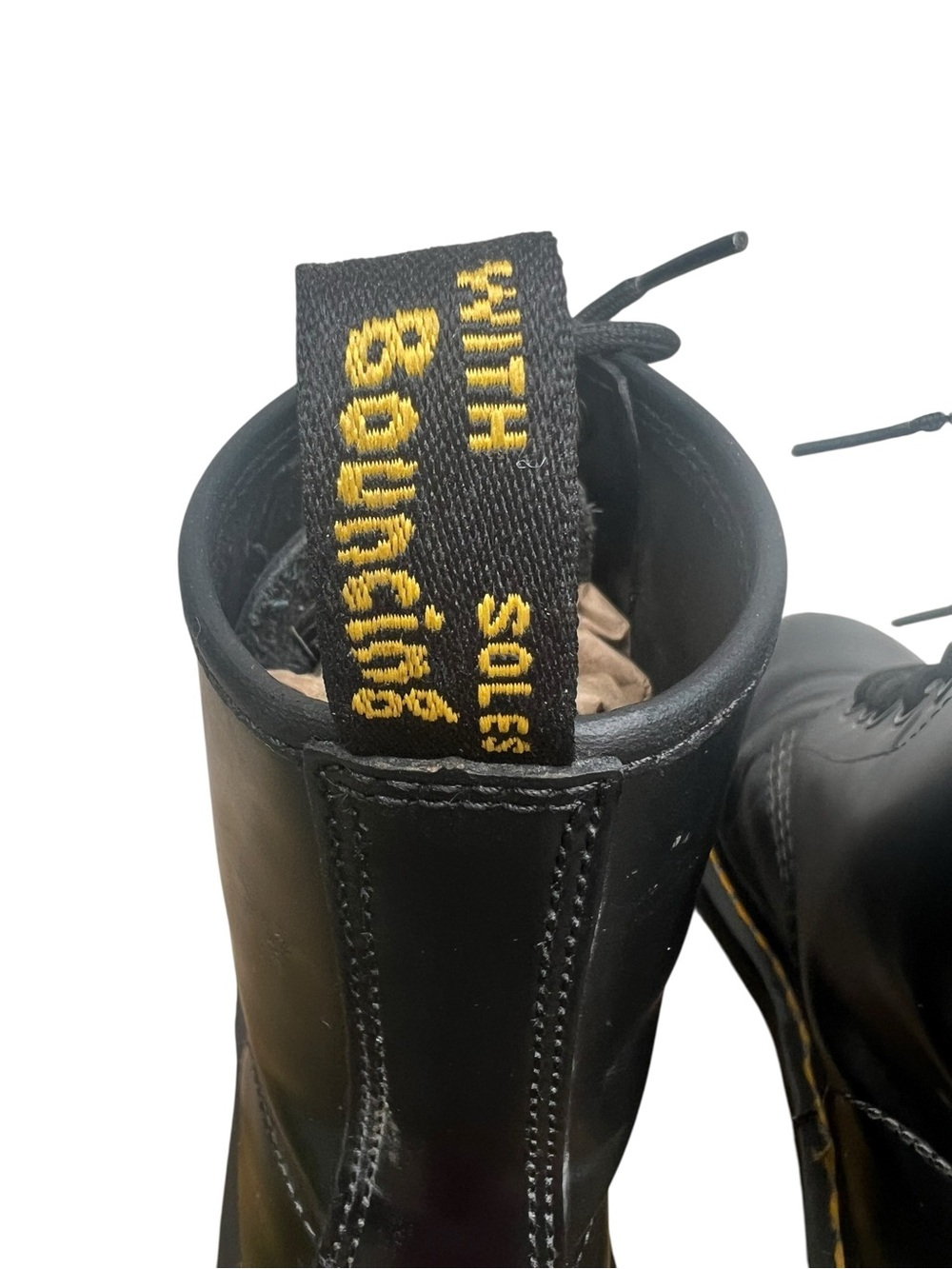 Dr. Martens Black Leather 1460 8 eye Lace-Up men or women’s Boots - Picture 8 of 10